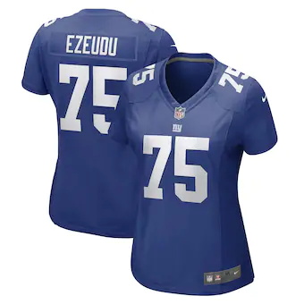 womens nike joshua ezeudu royal new york giants game player